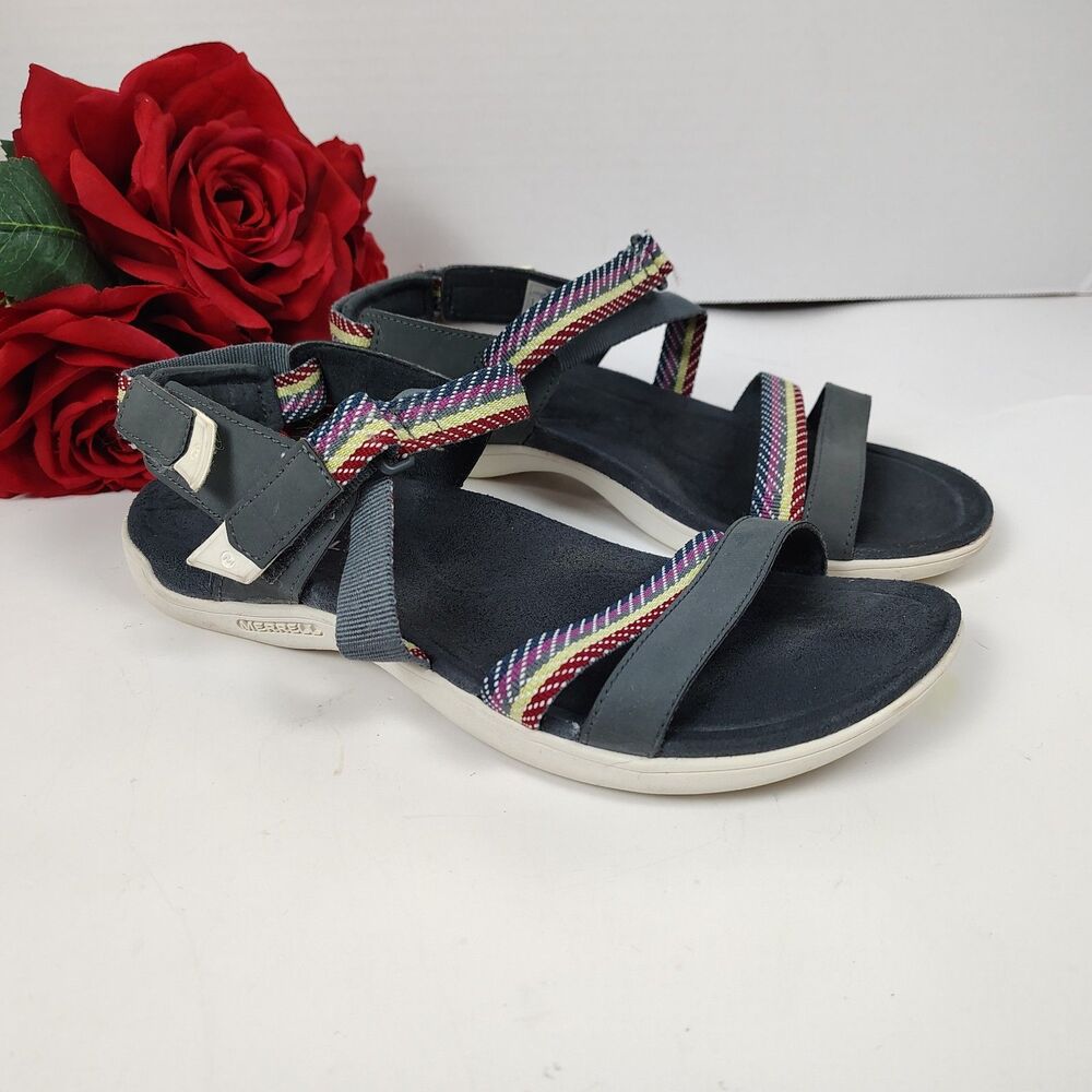 Merrell Turbulence Memory Foam Air Cushion Women's Sandals Size 6 Colorful